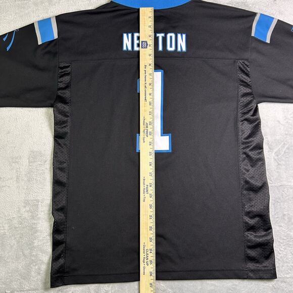NFL Cam Newton #1 Carolina Panthers Jersey Youth XL 18/20 Football Sports Event - Picture 8 of 9